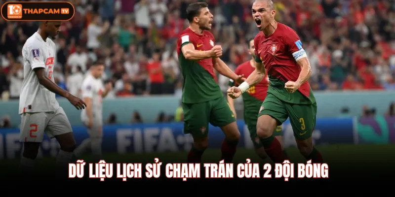 Dữ liệu lịch sử chạm trán của 2 đội bóng