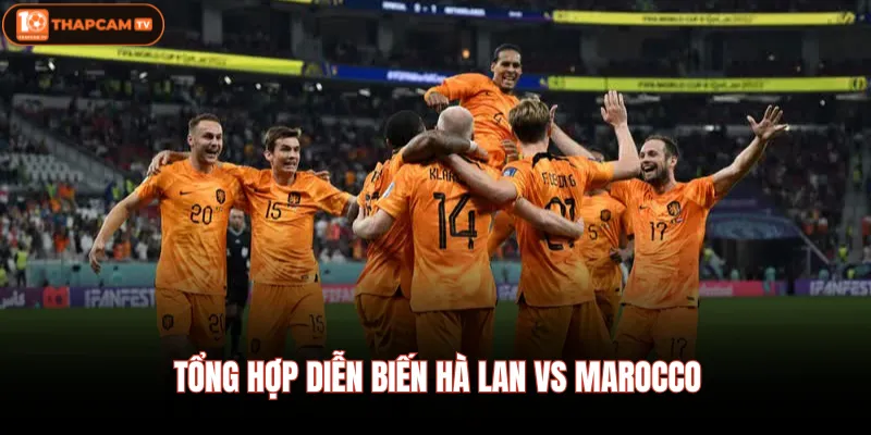 Tổng hợp diễn biến Hà Lan vs Marocco